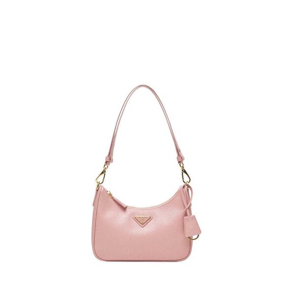 PRADA BORSE Handbags - Prada Borse Women Pink Prada Re-Edition Mini Bag